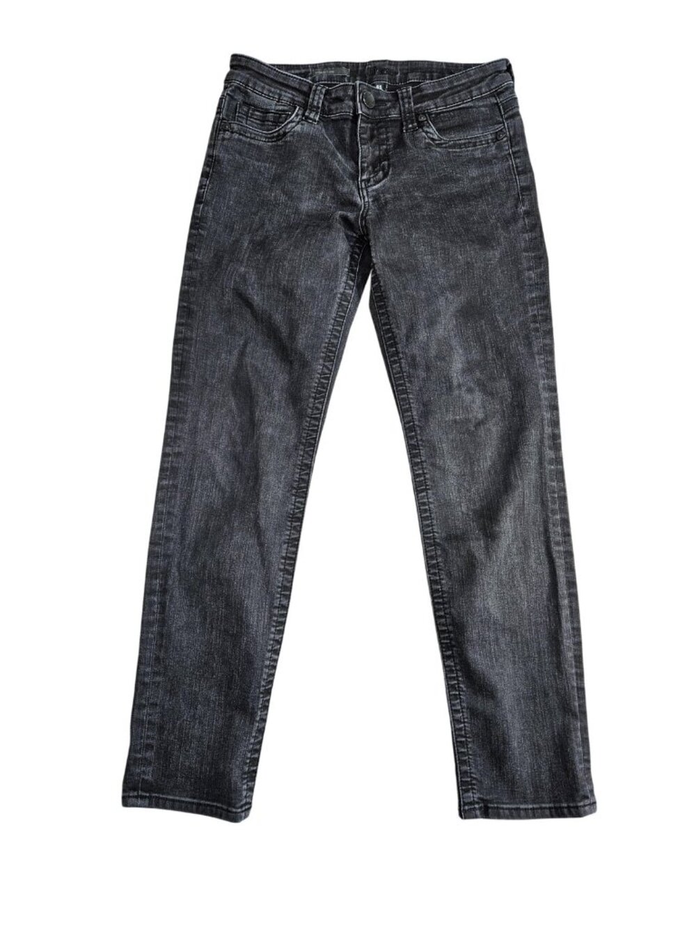KUT From The Kloth Straight Leg Jeans Womens 6S Gray‎ Dark Wash Stretch Denim